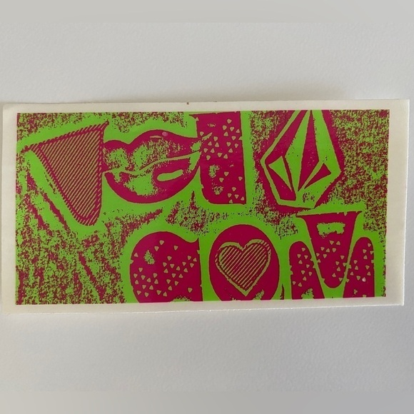 Bundle of 2 VOLCOM Skate, Surf, Snow Stickers - Picture 3 of 3